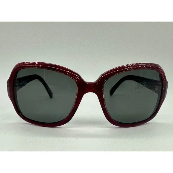 Chanel Sunglasses 5177 C.1198/3P 55-17-130 Red Burgundy - Frames Only - Picture 3 of 8